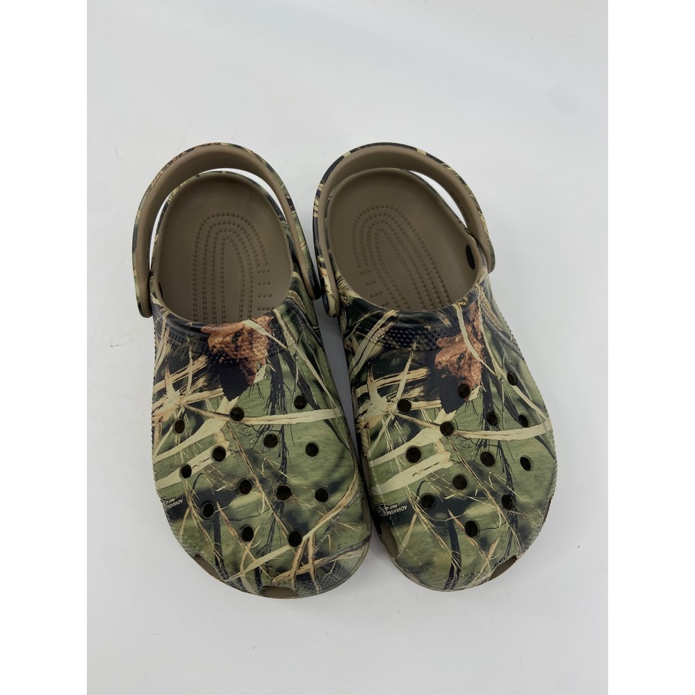 Crocs Clog Camo Classic Realtree Edge Outdoor Hunting Fishing Men 6 Women 8